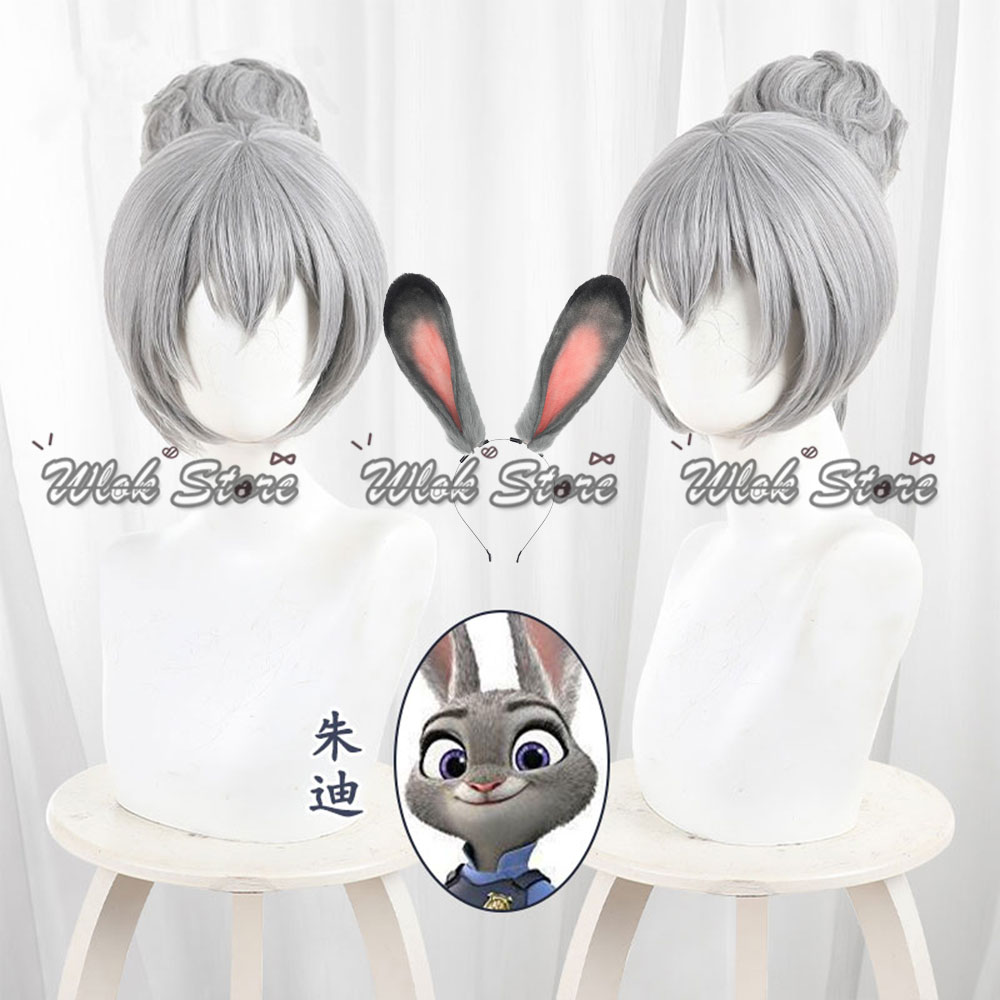 Party Games Bunny - Zoo policial judy cosplay peruca vestido