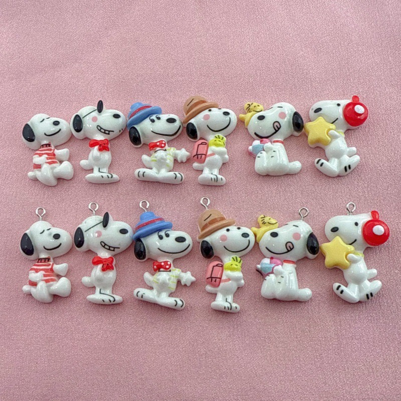 Party Games Birthday - Pingente de cachorrinho fofo de resina,