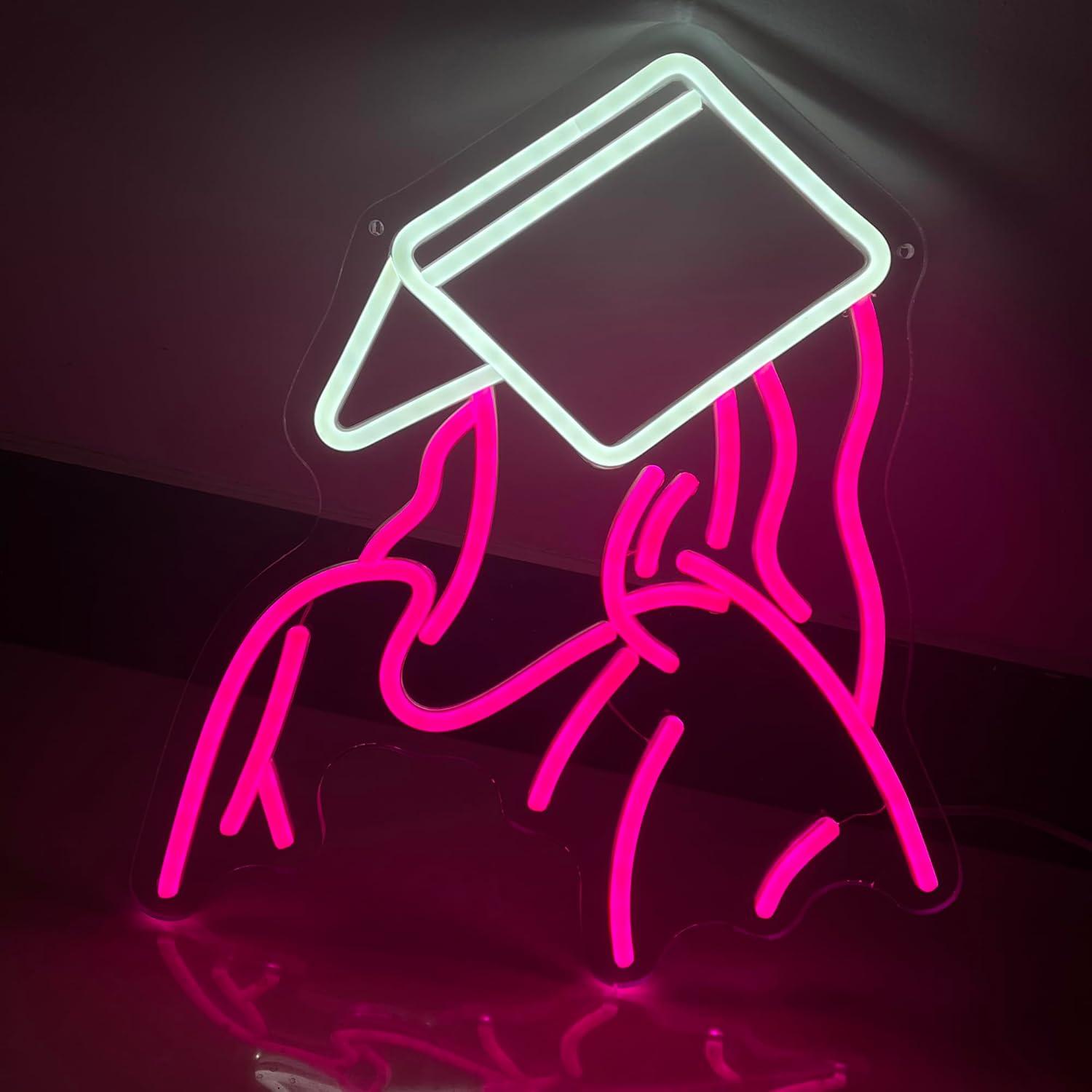 Party Games Gifts - Letreiro Neon 'Reading Girl' com Luz