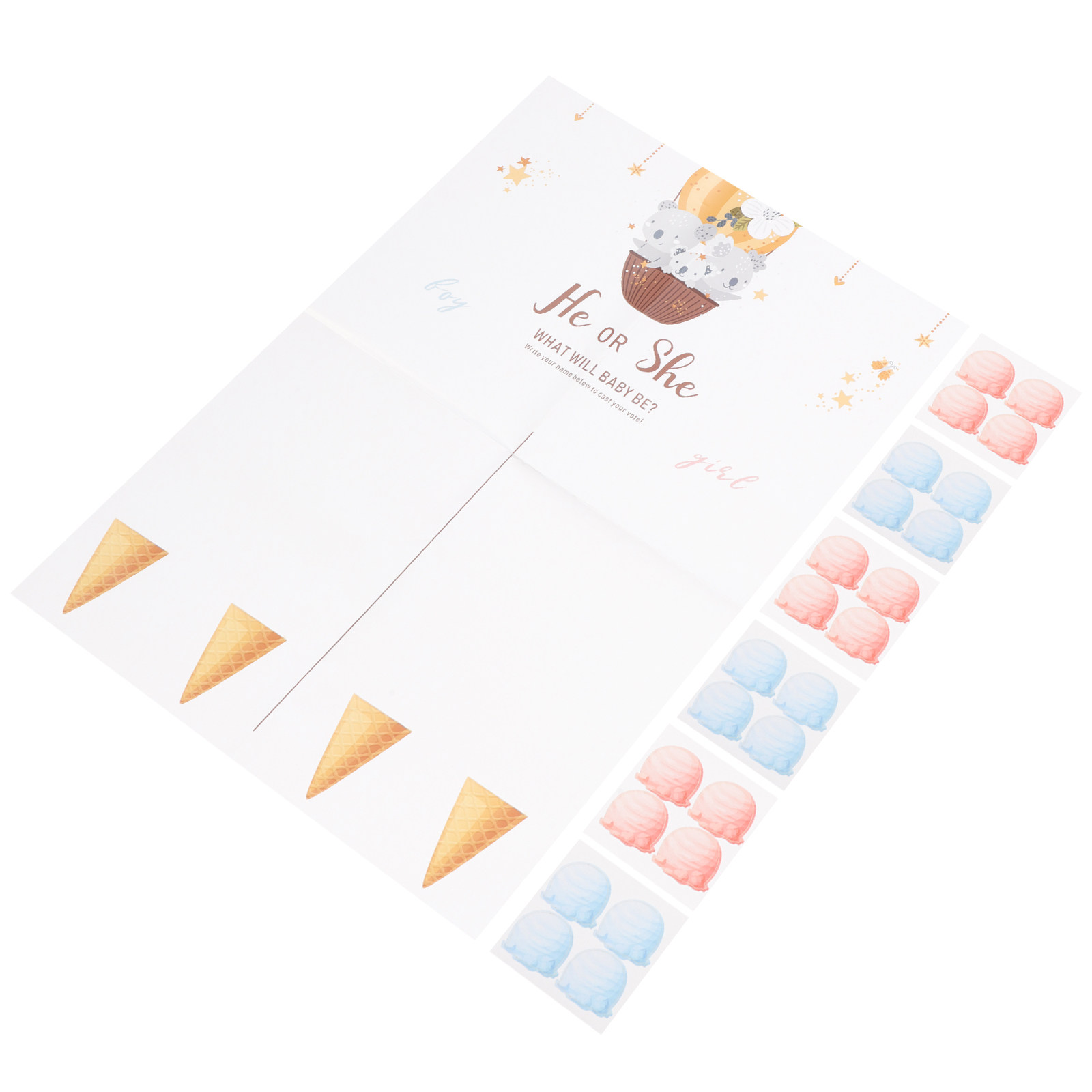 1 Conjunto de Cartões de Jogo  - Party Games Baby Shower avaliação e preço