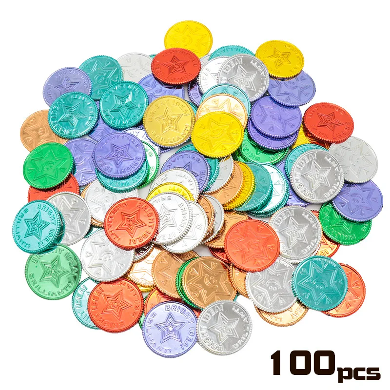 100 Peças Moedas de Ouro Pirat - Party Games No Props avaliação e preço
