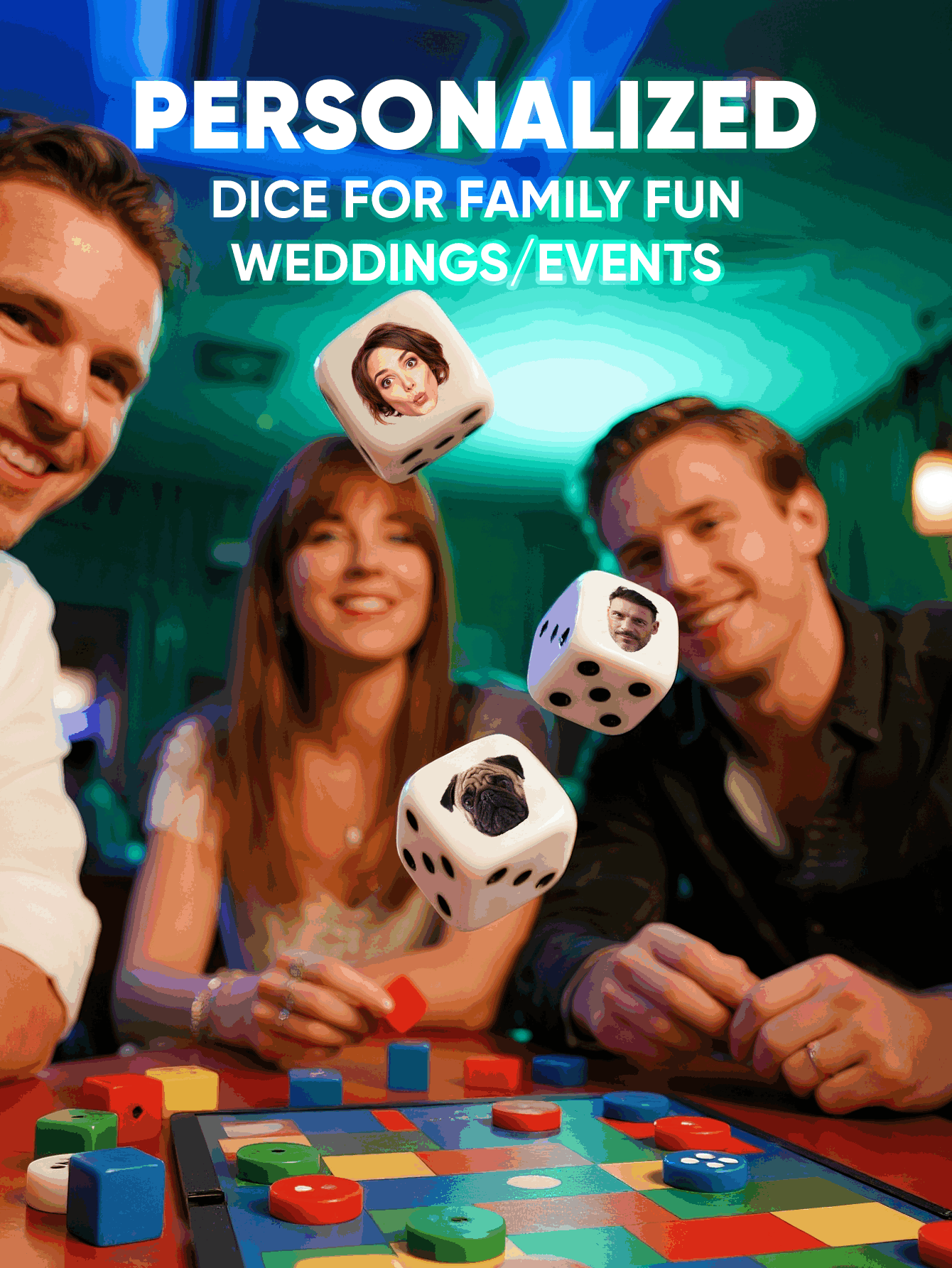 Dado de Rosto Personalizado, D - Party Games Gifts avaliação e preço