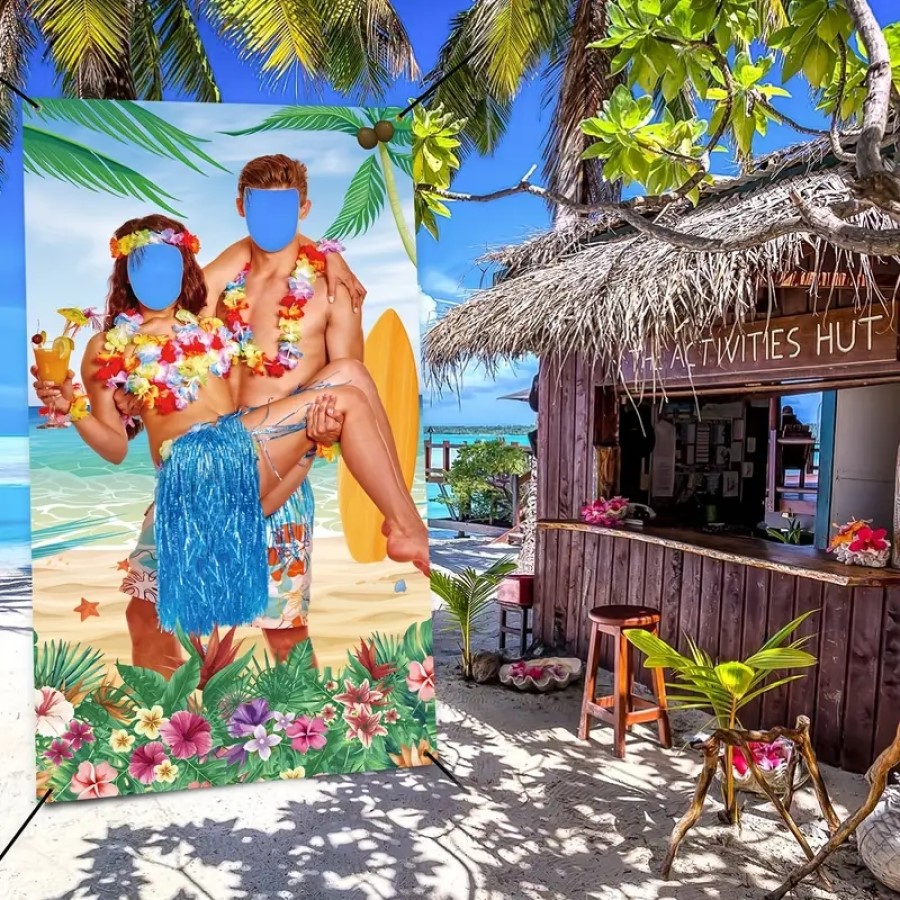 1pc, havaiano luau casal foto  - Party Games Couple avaliação e preço