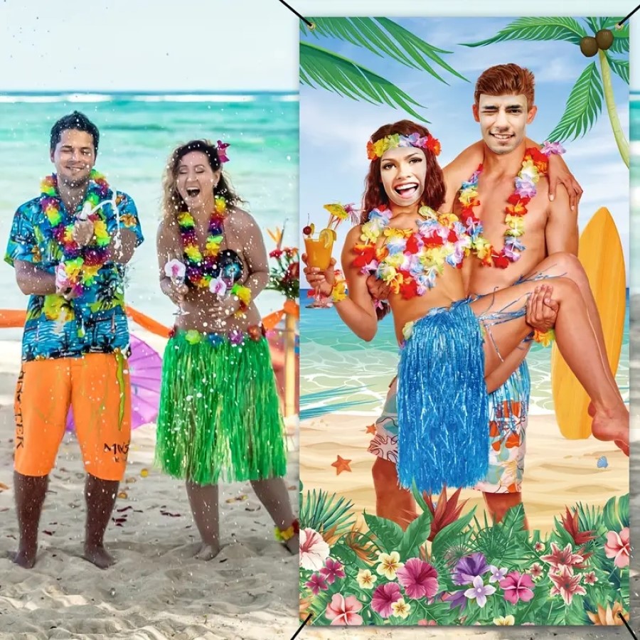 1pc, havaiano luau casal foto  - Party Games Couple avaliação e preço