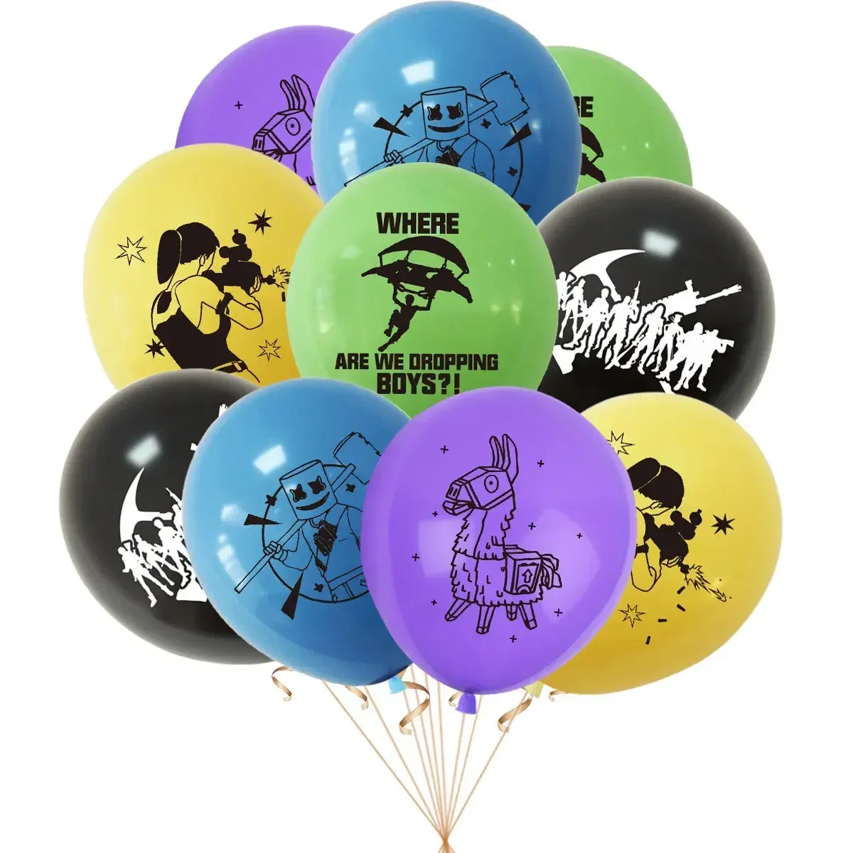 Balões Temáticos do Jogo Fortn - Party Games No Supplies avaliação e preço