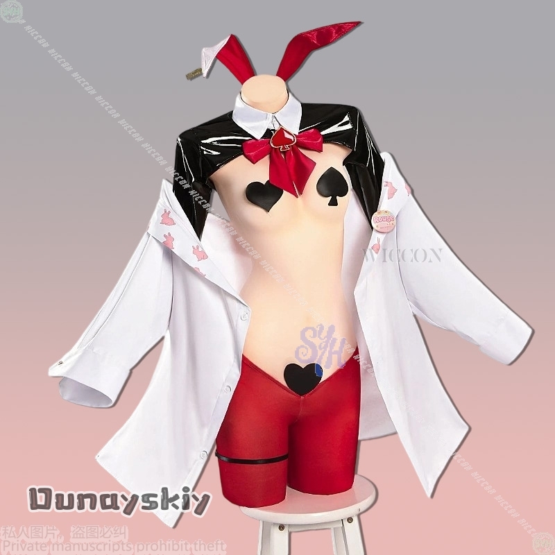 Coelho rouge cosplay anime jog - Party Games Bunny avaliação e preço