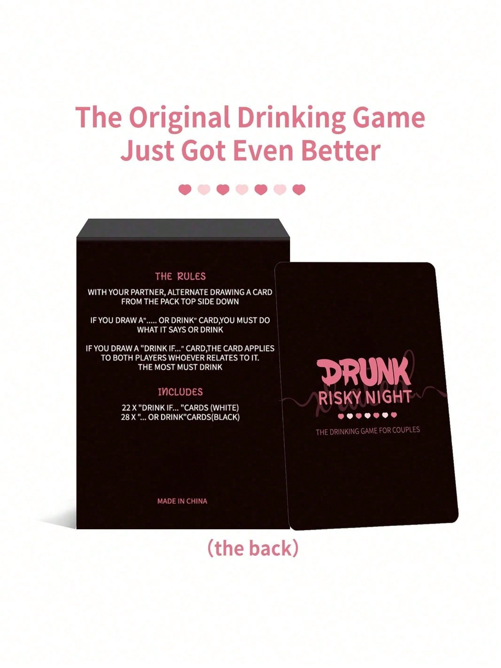 Jogo de Cartas Drunk Risky Nig - Party Games Couple avaliação e preço