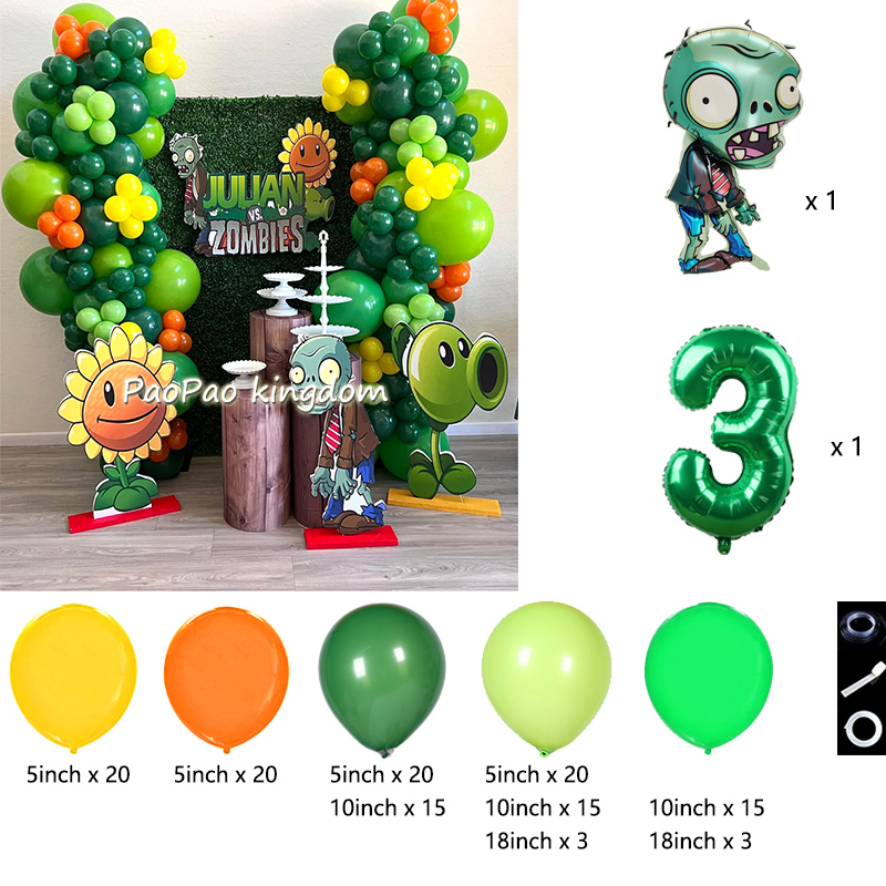 Plantas vs. Z-zumbis balões jo - Party Games Bunny avaliação e preço
