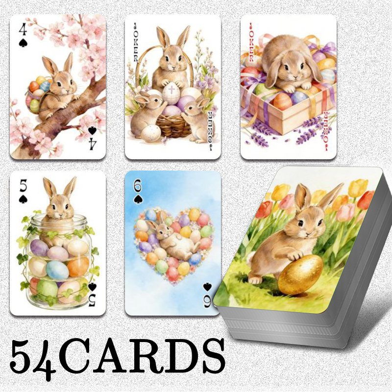 54 Cartas de Baralho Padrão pa - Party Games Bunny avaliação e preço