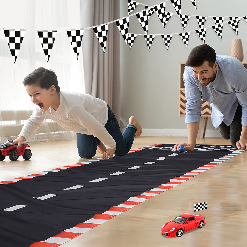 Racing Car Long Racetrack Floo - Party Games No Supplies avaliação e preço