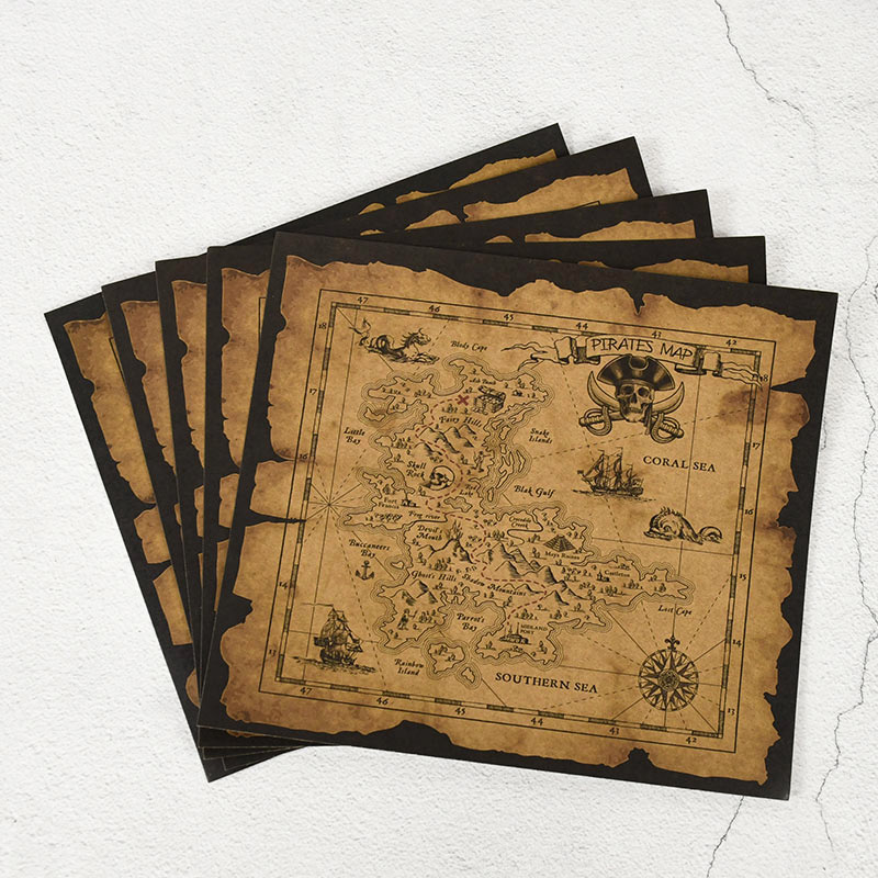 Mapa de Caça ao Tesouro Aventu - Party Games No Supplies avaliação e preço
