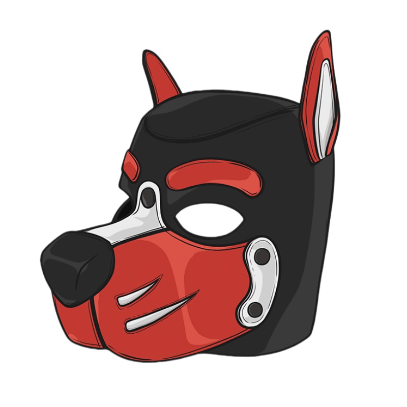 Máscara de capuz de cachorro c - Party Games Couple avaliação e preço