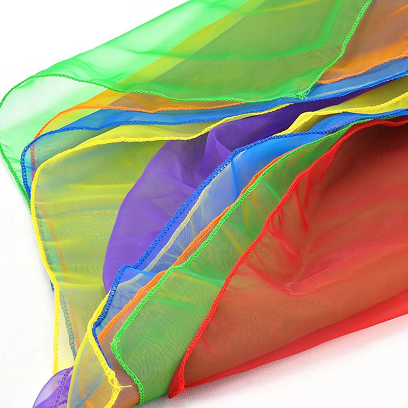 Lenço de seda de seis cores, l - Party Games No Props avaliação e preço