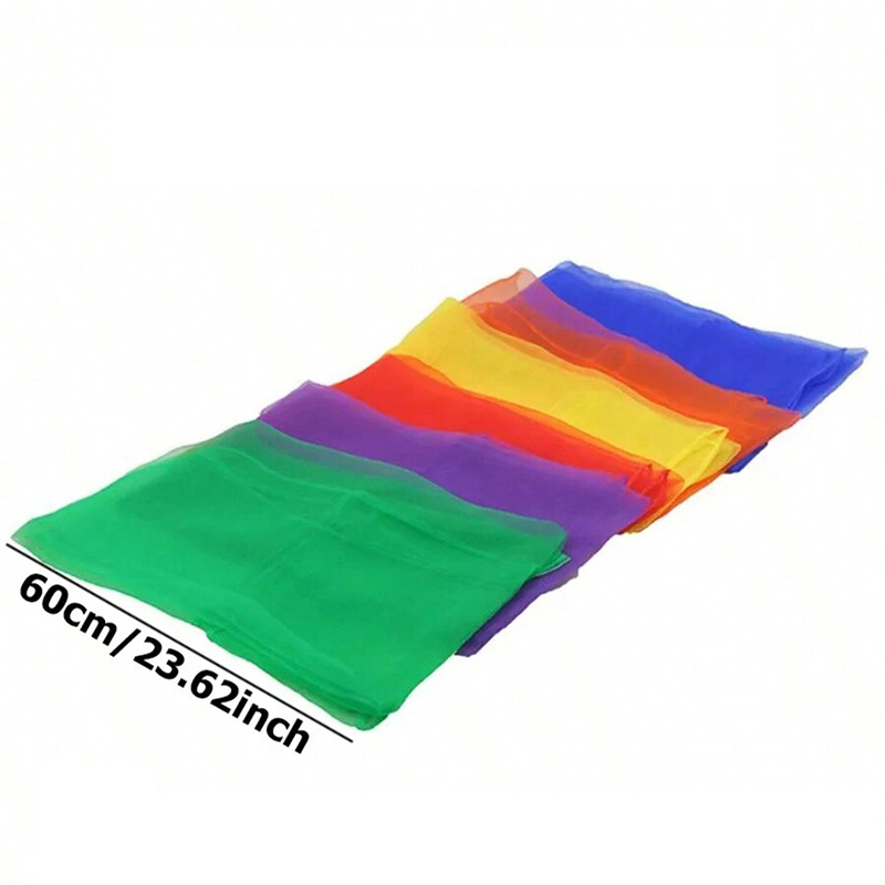 Lenço de seda de seis cores, l - Party Games No Props avaliação e preço