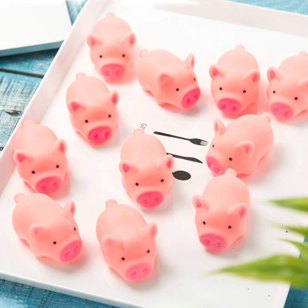 10 pçs mini porco de borracha  - Party Games Baby Shower avaliação e preço
