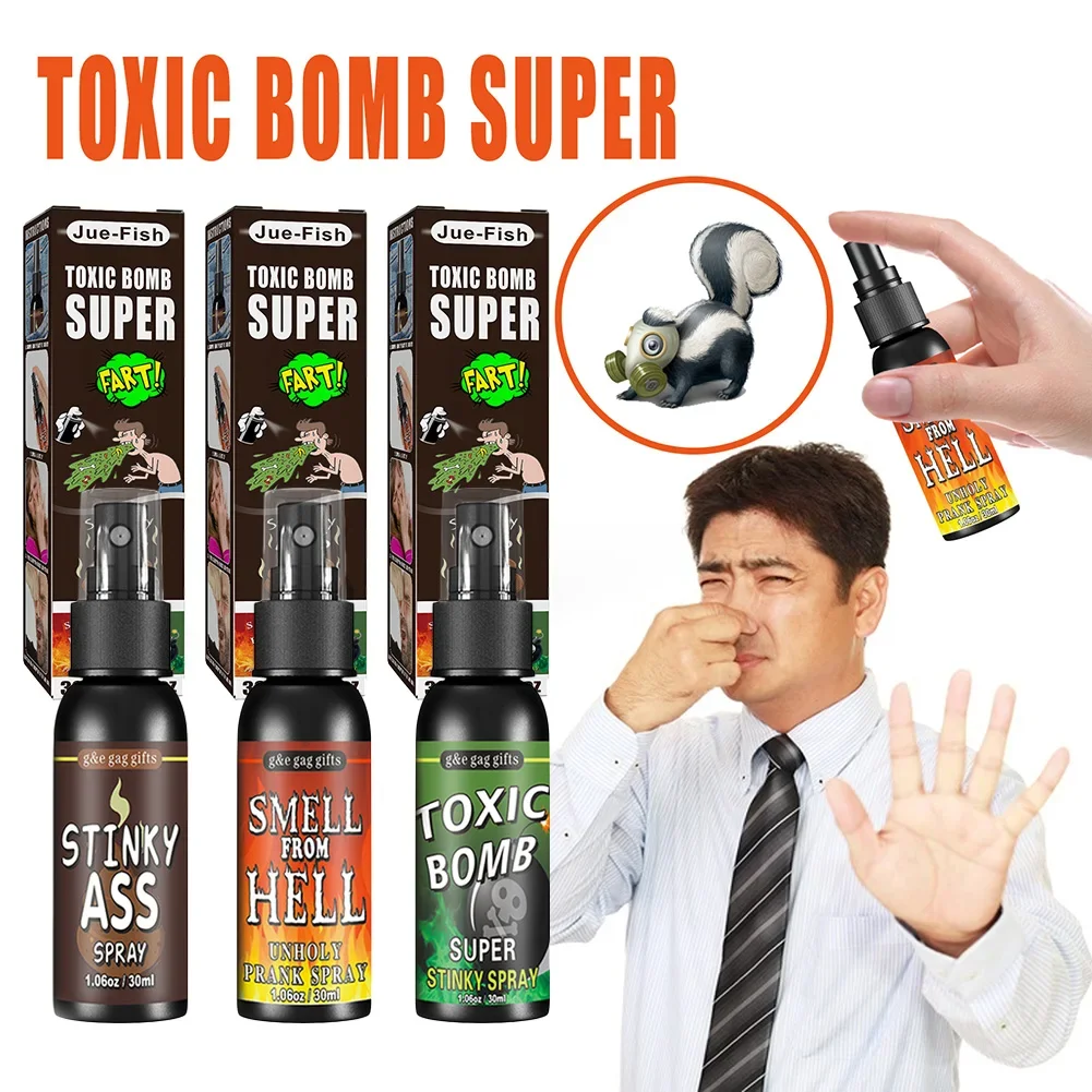 30ml peido mordaça spray brinc - Party Games Bomb avaliação e preço
